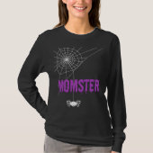 Momster Dripping Blood Font and Spider Tシャツ (正面)