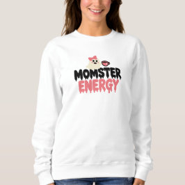 Momster Energy Cute Spooky Halloween Ghost  スウェットシャツ