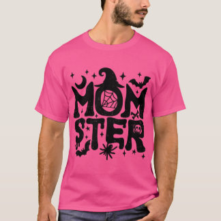 Momster Funny Halloween Mom Design boy family frie Tシャツ