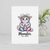 Momster. (Mom + Monster) 箔シーズンカード (立ち正面)