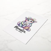 Momster. (Mom + Monster) 箔シーズンカード (回転した状態)