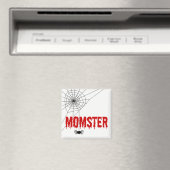 Momster Red滴下フォントスパイダーウェブ マグネット (インサイチュ (食洗機))