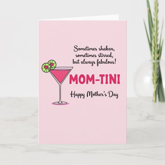 Momtini Fabulous Mothers Day Card カード (正面)
