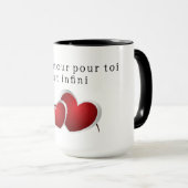 Mon amour pour toi est infini. マグカップ (正面右)