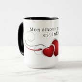 Mon amour pour toi est infini. マグカップ (正面左)
