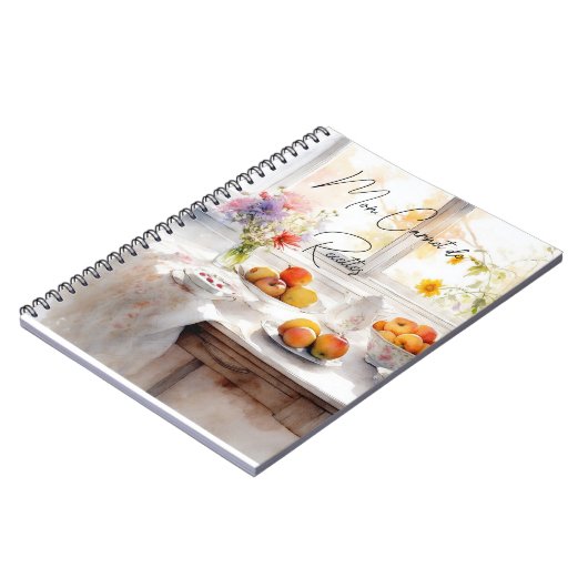 Mon carnet de recettes ノートブック (左側)