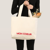 Mon Coeur Tote ラージトートバッグ (正面(商品))