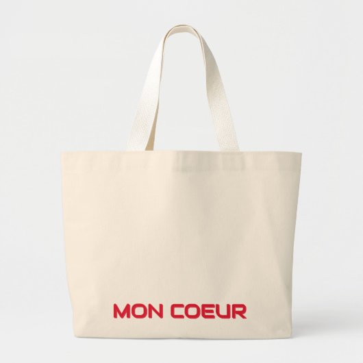 Mon Coeur Tote ラージトートバッグ (正面)