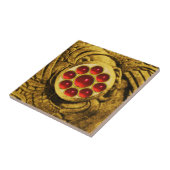 MON GEM赤 タイル (側面)