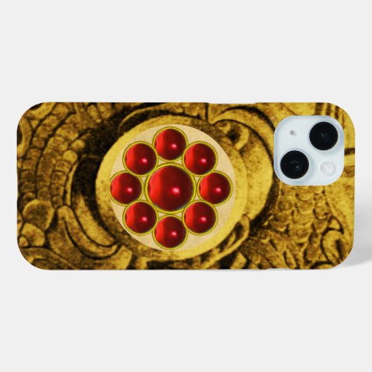 MON GEM赤 Case-Mate iPhoneケース (裏面 (横))