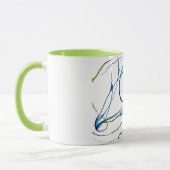 Mon oeil je m'en fish... Tasse マグカップ (左)