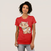 "Mon Petit Chaton Coquin" Tシャツ (正面フル)