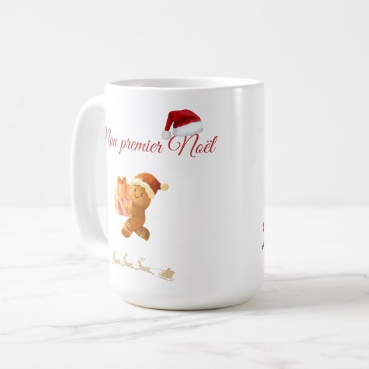 Mon premier Noël コーヒーマグカップ (正面左)