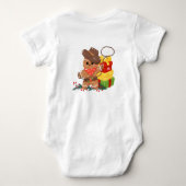 Mon premier Noël ベビーボディスーツ (裏面)