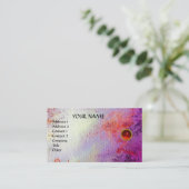 MON RUBY, AGATA, bright red violet gray金ゴールド 名刺 (スタンド正面)