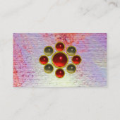 MON RUBY, AGATA, bright red violet gray金ゴールド 名刺 (裏面)