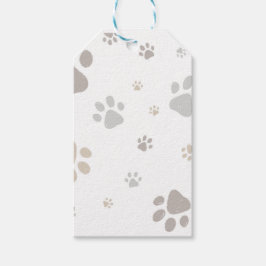 Mon Toutou French Dog Birthday Party Napkins ギフトタグ