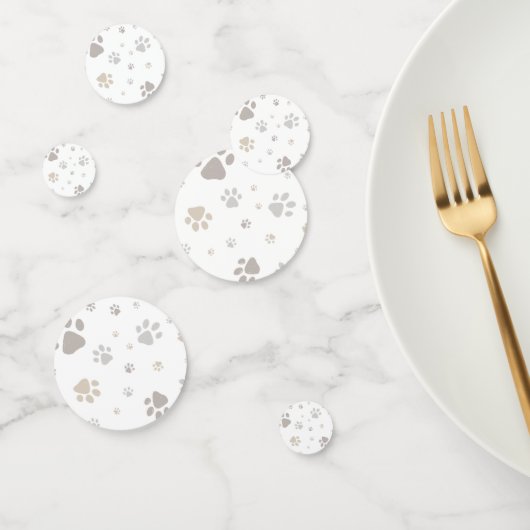 Mon Toutou French Dog Birthday Party Napkins コンフェッティ (グループ)