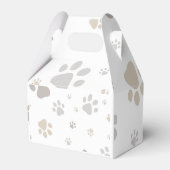 Mon Toutou French Dog Birthday Party Napkins フェイバーボックス (裏面サイド)