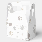 Mon Toutou French Dog Birthday Party Napkins フェイバーボックス (オープン)