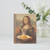 Mona and her Spaghetti Dinner ポストカード (スタンド正面)