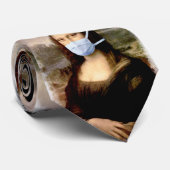 Mona Lisaとマスク・ダ・ヴィンチが芸術をスプーフィング ネクタイ (ロール)