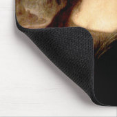 Mona Lisaとマスク・ダ・ヴィンチが芸術をスプーフィング マウスパッド (コーナー)