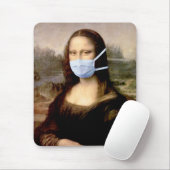 Mona Lisaとマスク・ダ・ヴィンチが芸術をスプーフィング マウスパッド (マウス)