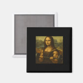 Mona Lisa重みを持ち上げる強力なアートゲインBodybui マグネット (正面/裏面)