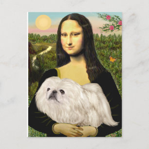 Mona Lisa – ホワイトペキン語(#4) ポストカード