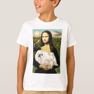 Mona Lisa – ホワイトペキン語(#4) Tシャツ