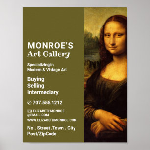 Mona Lisa、レオナルド・ダ・ヴィンチ、美術商、ギャラリー ポスター
