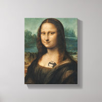 Mona Lisa、更新されたキャンバス印刷