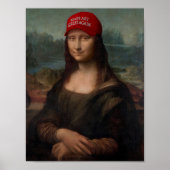 Mona Lisa and Make Art Great Again ポスター (正面)