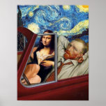 Mona Lisa and Van Gogh ポスター<br><div class="desc">Mona Lisa and Van Gogh Poster Anime Cartoon Comic Fiction Manga</div>