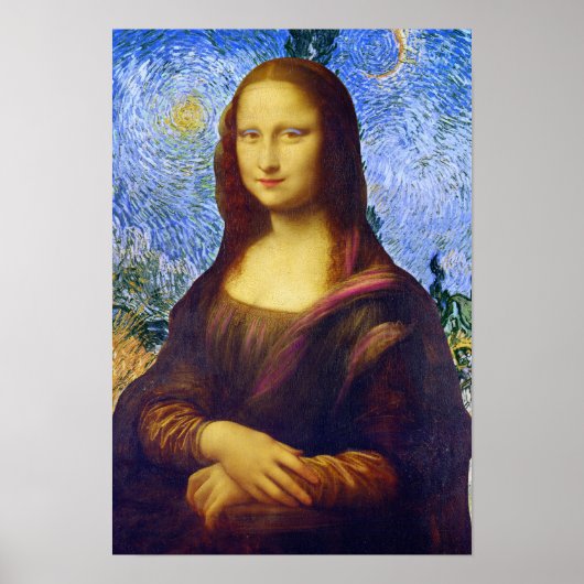 Mona Lisa and Van Gogh ポスター (正面)