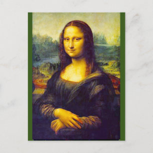 Mona Lisa by Da Vinci,ファインアート, ポストカード