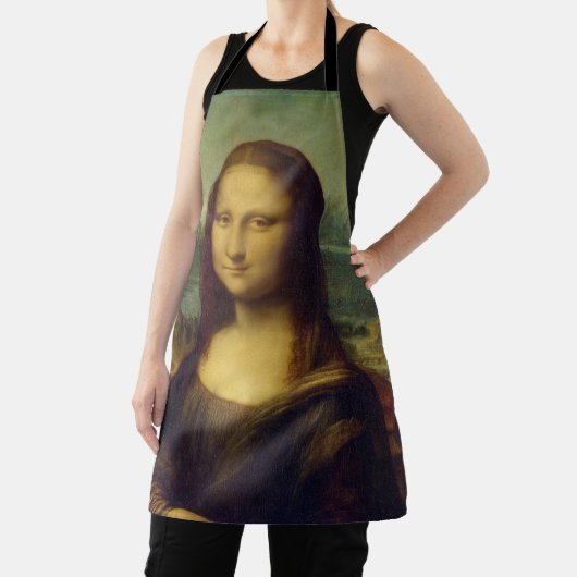 Mona Lisa By Leonardo Da Vinci エプロン (インサイチュ)