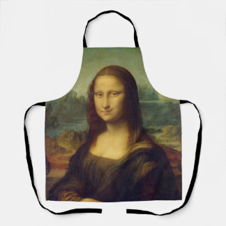Mona Lisa By Leonardo Da Vinci エプロン