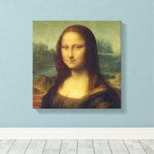 Mona Lisa By Leonardo Da Vinci キャンバスプリント (インサイチュ (ウッドフロア))