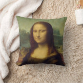 Mona Lisa By Leonardo Da Vinci クッション (ブランケット)