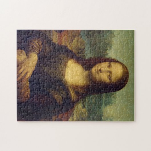Mona Lisa By Leonardo Da Vinci ジグソーパズル (横)