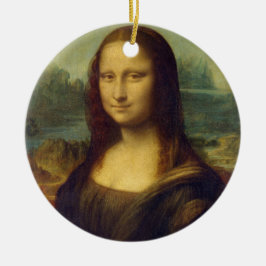 Mona Lisa by Leonardo Da Vinci セラミックオーナメント