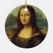 Mona Lisa by Leonardo Da Vinci セラミックオーナメント (裏面)
