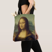 Mona Lisa By Leonardo Da Vinci トートバッグ (クローズアップ)