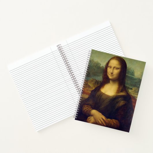 Mona Lisa by Leonardo Da Vinci ノートブック (内部)