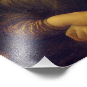 Mona Lisa By Leonardo Da Vinci フォトプリント (角)
