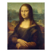 Mona Lisa By Leonardo Da Vinci フォトプリント (正面)