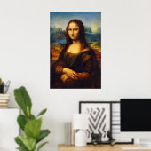 Mona Lisa by Leonardo da Vinci ポスター (ホームオフィス)