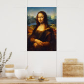 Mona Lisa by Leonardo da Vinci ポスター (キッチン)
